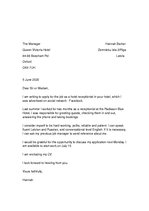 Konspekts 'Formal Letter', 2.