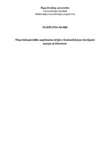 Referāts 'Mazo kokapstrādes uzņēmumu ārējās e-komunikācijas risinājumi saziņai ar klientie', 1.