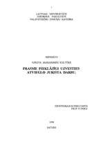 Referāts 'Jurista saskarsmes kultūra', 1.