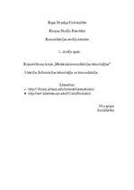 Konspekts 'Informācijas tehnoloģija un komunikācija', 1.