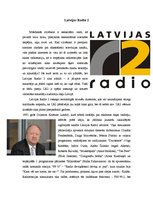 Referāts 'Latvijas Radio 2', 1.