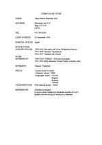 Paraugs 'Curriculum Vitae', 1.