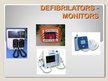 Prezentācija 'Defibrilators - monitors', 1.