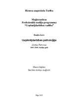 Referāts 'Uzņēmējdarbības psiholoģija', 1.