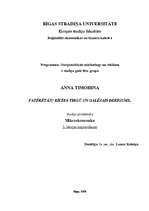 Konspekts 'Patērētāju rīcība tirgū un galējais derīgums', 1.