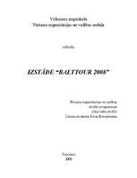 Eseja 'Izstāde "Balttour 2008"', 1.