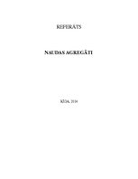 Referāts 'Naudas agregāti', 1.