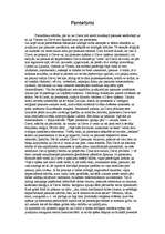 Konspekts 'Panteisms', 1.