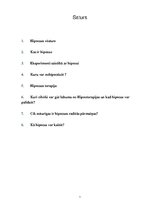 Referāts 'Hipnoze, tās izmantošana terapijā', 1.