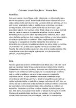 Konspekts 'Alberta Bela grāmatas "Izmeklētājs. Būris" satura izklāsts', 1.