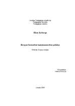 Referāts 'Eiropas Savienības lauksaimniecības politika', 1.