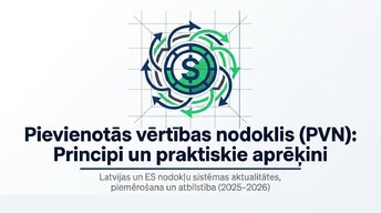Prezentācija 'Pievienotās vērtības nodoklis: principi un praktiskie aprēķini', 1.