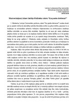 Eseja 'Mani secinājumi, izlasot Indriķa Muižnieka rakstu "Kas pasūta dzērienus?"', 1.