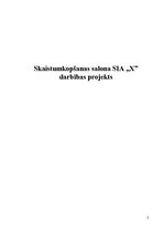 Biznesa plāns 'Skaistumkopšanas salona SIA "X" darbības projekts', 2.