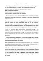 Eseja 'Discrimination in the Workplace', 1.