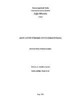 Konspekts 'Datu avoti tūrismā un to izmantošana', 1.