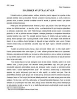 Eseja 'Politiskā kultūra Latvijā', 1.