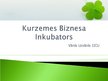 Referāts 'Kurzemes Biznesa inkubators kā risinājums jauno uzņēmumu problēmām', 14.