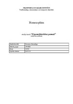 Biznesa plāns 'Бизнес план', 1.