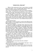 Eseja 'Andrejs Upīts "Zaļā zeme" - Lienas raksturojums', 1.