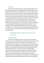 Eseja 'The Tourist Consumption of Local Cultures', 3.