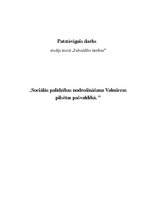 Referāts 'Sociālās palīdzības nodrošināšana Valmieras pilsētas pašvaldībā', 1.
