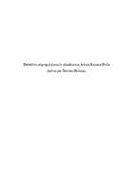 Referāts 'Detektīvu atspoguļojums to aizsākumos, A.K.Doila darbos par Šerloku Holmsu', 1.