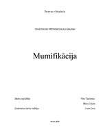 Referāts 'Mumifikācija', 56.