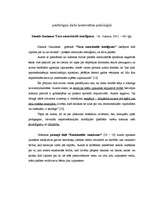 Konspekts 'Kreativitātes psiholoģija', 1.