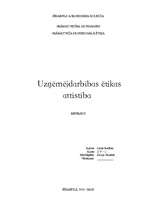 Referāts 'Uzņēmējdarbības ētikas attīstība', 1.