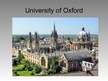 Konspekts 'University of Oxford', 27.