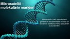 Prezentācija 'Mikrosatelīti - molekulārie marķieri', 1.