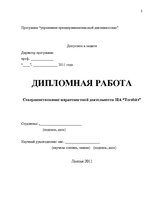 Diplomdarbs 'Cовершенствование маркетинговой деятельности компании интернет-провайдер', 2.