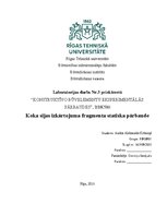 Konspekts 'Koka sijas izkārtojuma fragmenta statiska pārbaude', 1.