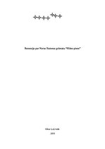 Referāts 'Recenzija par Noras Ikstenas grāmatu “Mātes piens”', 1.