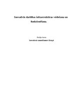 Konspekts 'Inovatīvās darbības infrastruktūras veidošana un funkcionēšana', 1.