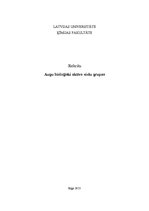 Referāts 'Augu bioloģiski aktīvo vielu grupas', 1.