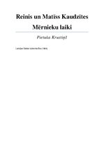Referāts 'Reinis un Matīss Kaudzītes "Mērnieku laiki". Pietuka Krustiņš', 20.