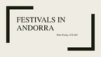 Prezentācija 'Festivals in Andorra', 1.