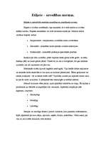 Konspekts 'Etiķete - uzvedības normas', 1.