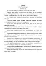 Konspekts 'Aspazija', 1.