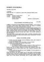 Konspekts 'Ievads romiešu civiltiesībās', 1.