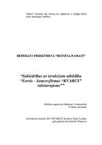 Referāts 'Uzņēmuma apraksts', 10.