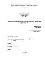 Referāts 'Mārketinga komunikācijas kampaņas analīze uzņēmumā SIA "Tele 2"', 1.