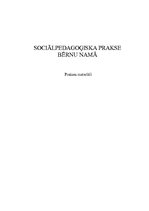 Prakses atskaite 'Sociālpedagoģiskā prakse bērnu namā', 1.