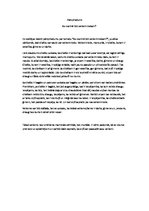 Eseja 'Ko nozīmē būt veiksminiekam?', 1.