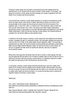 Eseja 'Smoking in public places should be banned', 1.