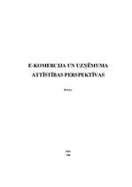 Referāts 'E-komercija un uzņēmuma attīstības perspektīvas', 1.