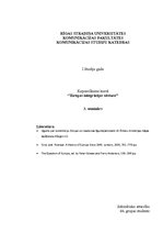 Konspekts 'Integrācijas procesa izaicinājumi mūsdienās', 1.