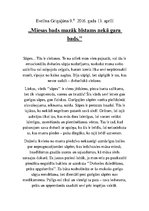 Eseja ',Miesas bads mazāk bīstams nekā gara bads', 1.